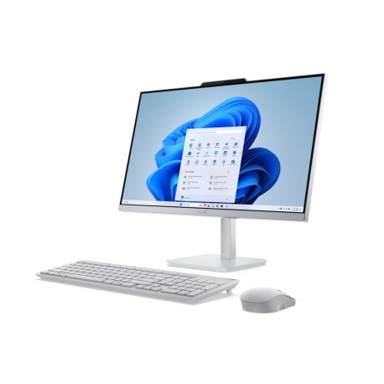 LENOVO AiO računalo A100 / Intel Core i3-N305, 23.8", 1920 x 1080, 16 GB RAM, 512 GB SSD, Windows 11 Professional, siva